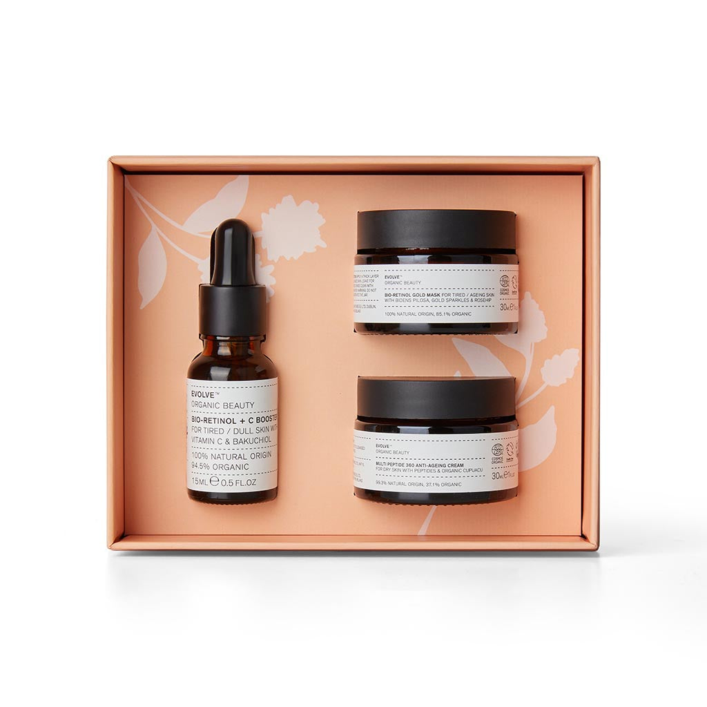 the firm favourites evolve organic skincare christmas gift set