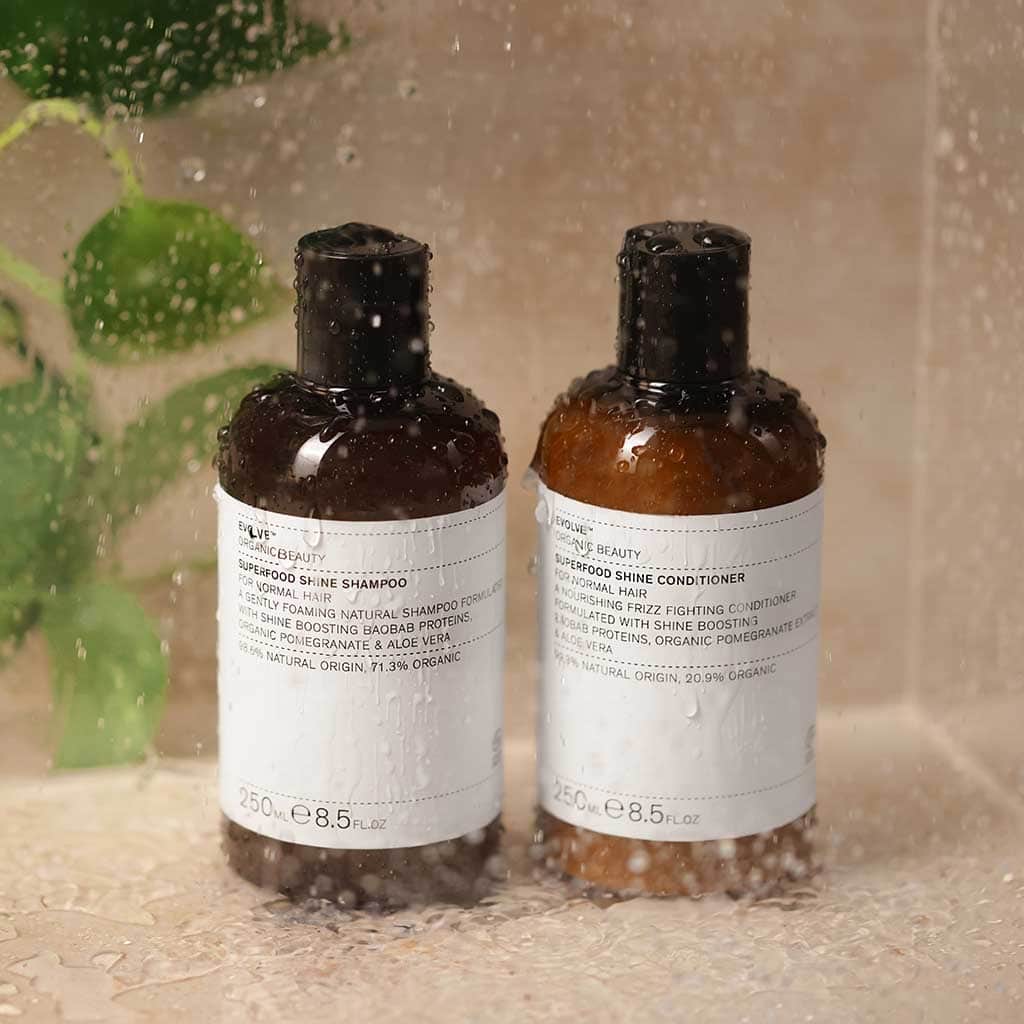 Evolve Organic Beauty Hair Care Superfood Shampoo &amp; Conditioner Duo