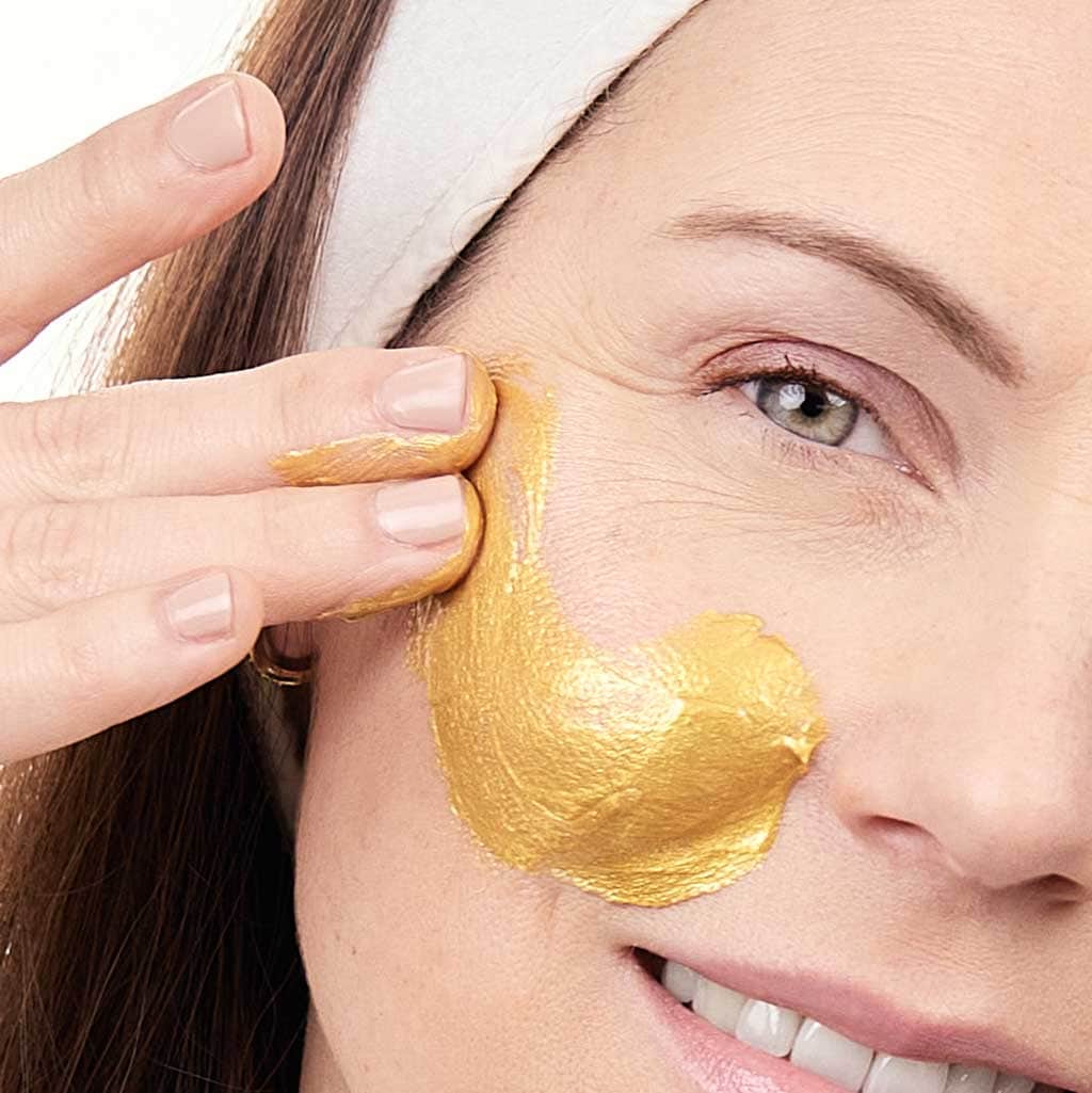 Evolve Organic Beauty Mask Bio-Retinol Gold Face Mask Spa Size