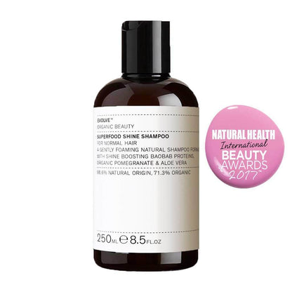 Evolve Organic Beauty Shampoo Superfood Shine Natural Shampoo